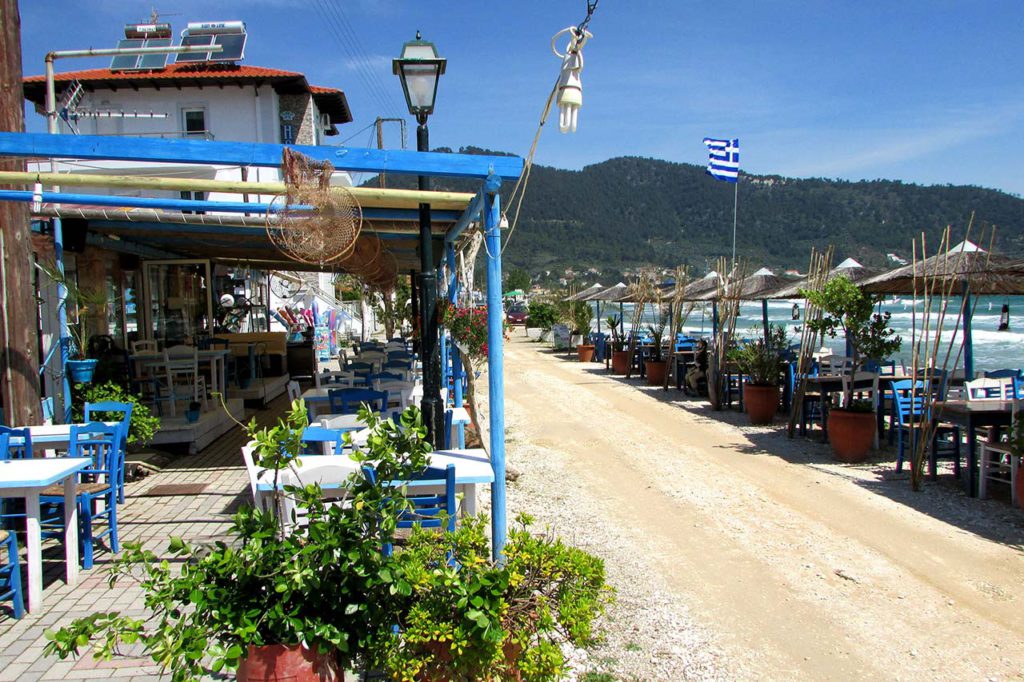 Tavern in Skala Potamias, Thasos